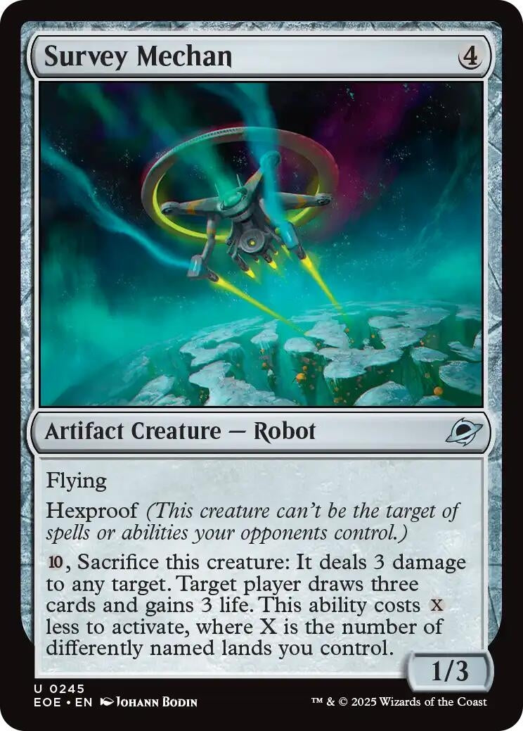 Image for Survey Mechan (245) (Edge of Eternities) (Foil) - Magic: The Gathering