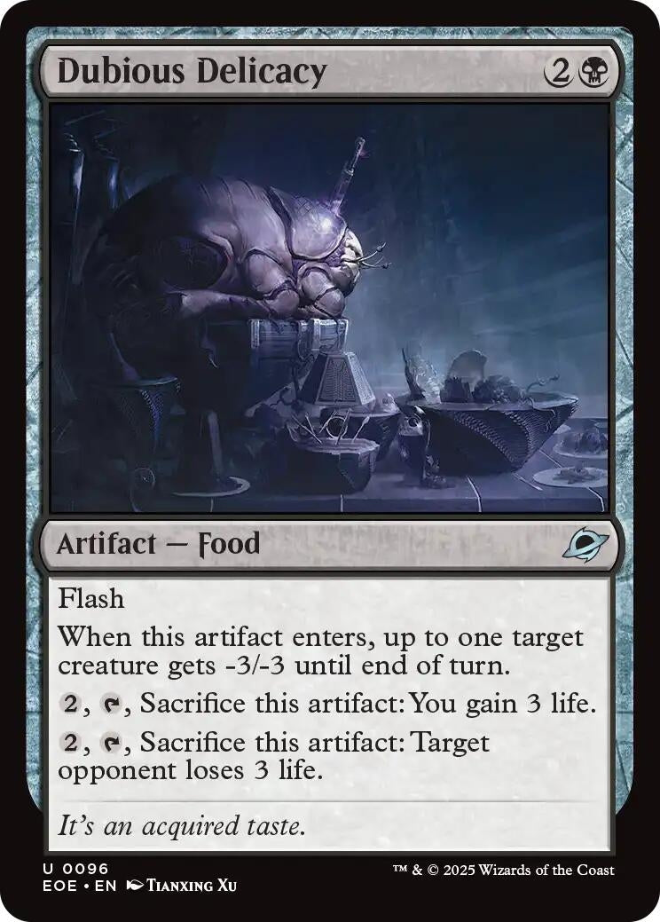 Image for Dubious Delicacy (96) (Edge of Eternities) - Magic: The Gathering