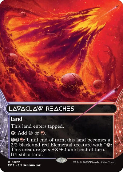 Lavaclaw Reaches (0022) (Borderless) (22) (Edge of Eternities: Stellar Sights)