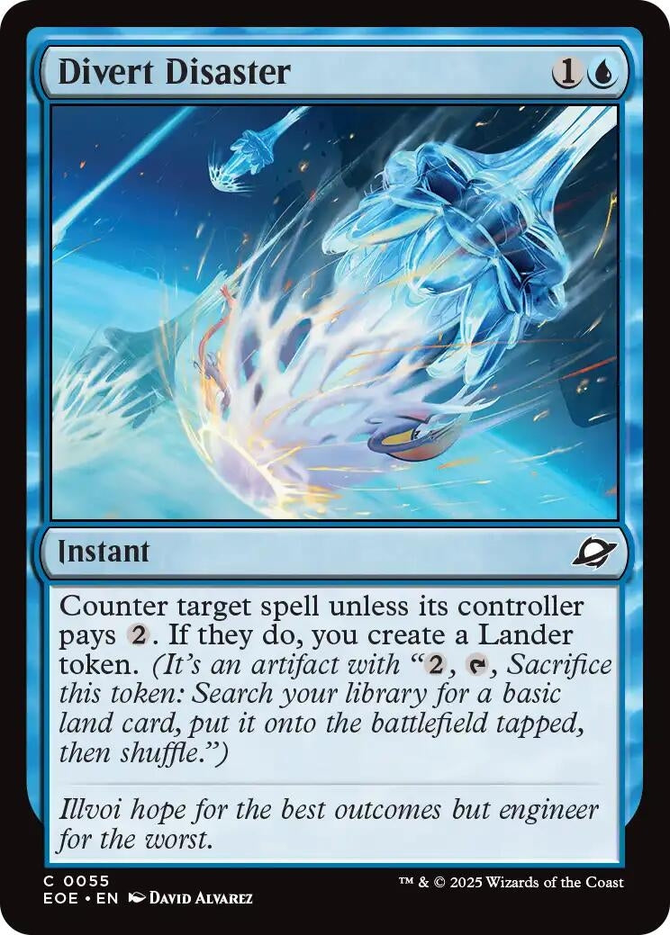 Image for Divert Disaster (55) (Edge of Eternities) (Foil) - Magic: The Gathering