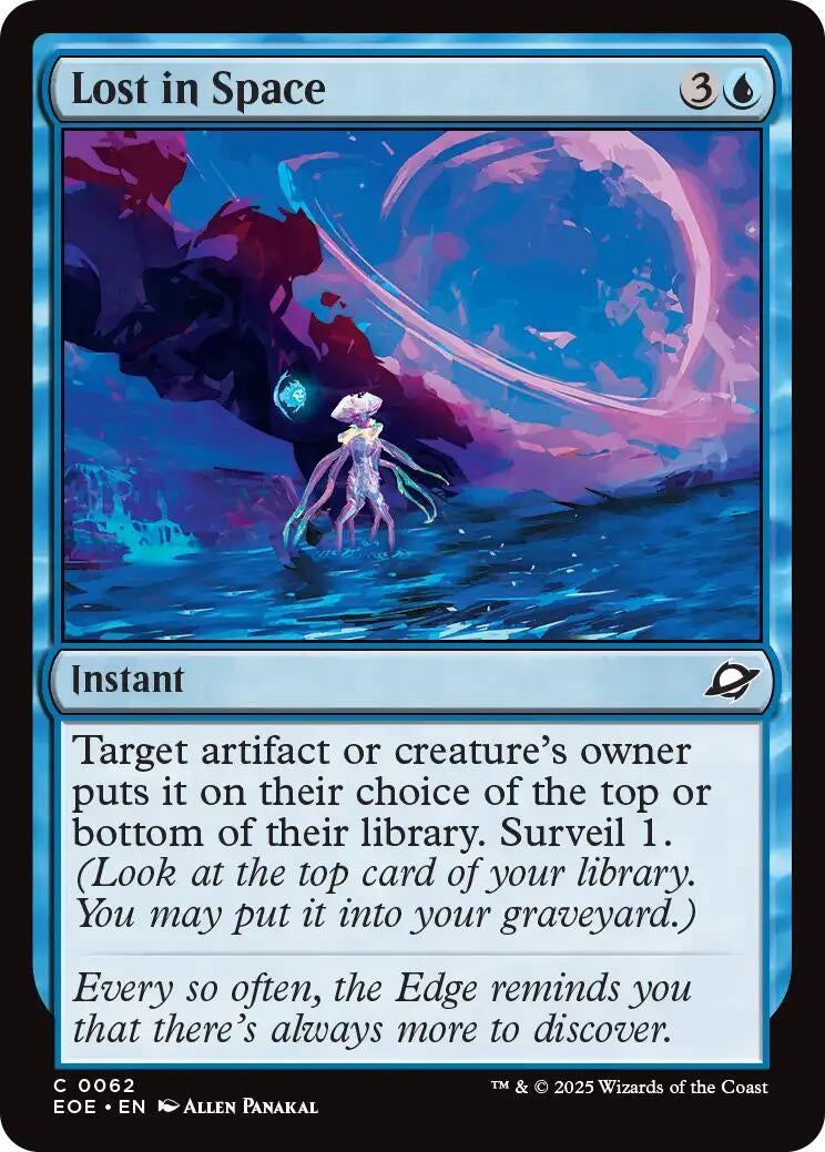 Image for Lost In Space (62) (Edge of Eternities) (Foil) - Magic: The Gathering