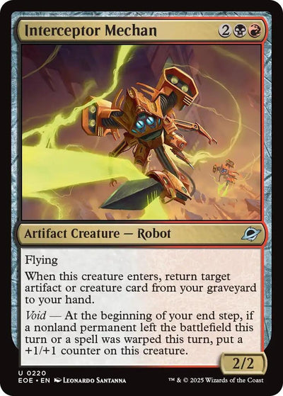 Interceptor Mechan (220) (Edge of Eternities) (Foil)
