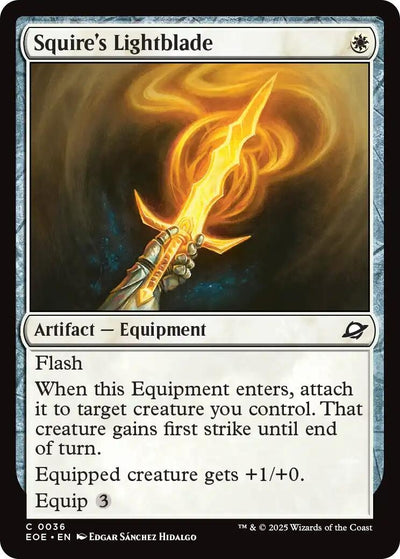 Squire's Lightblade (36) (Edge of Eternities) (Foil)