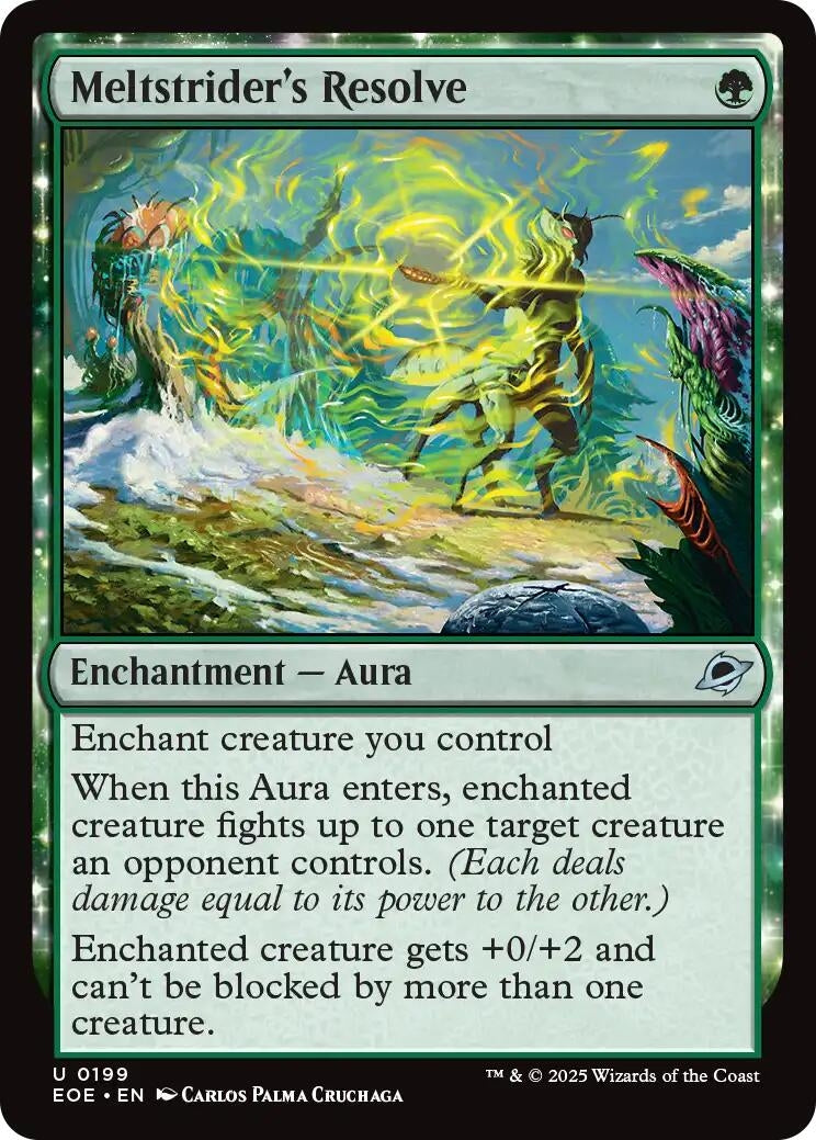 Image for Meltstrider's Resolve (199) (Edge of Eternities) (Foil) - Magic: The Gathering
