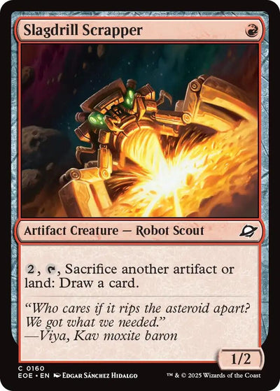 Slagdrill Scrapper (160) (Edge of Eternities) (Foil)
