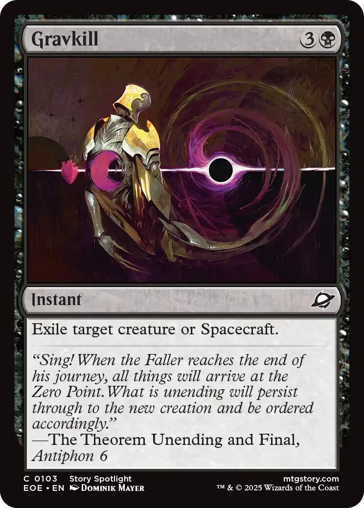 Image for Gravkill (103) (Edge of Eternities) (Foil) - Magic: The Gathering