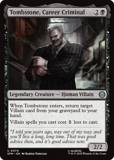 Tombstone, Career Criminal (70) (Marvel's Spider-Man) (Foil)