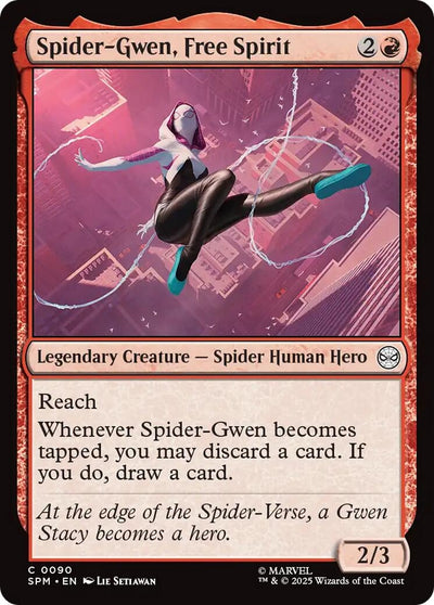 Spider-Gwen, Free Spirit (90) (Marvel's Spider-Man) (Foil)