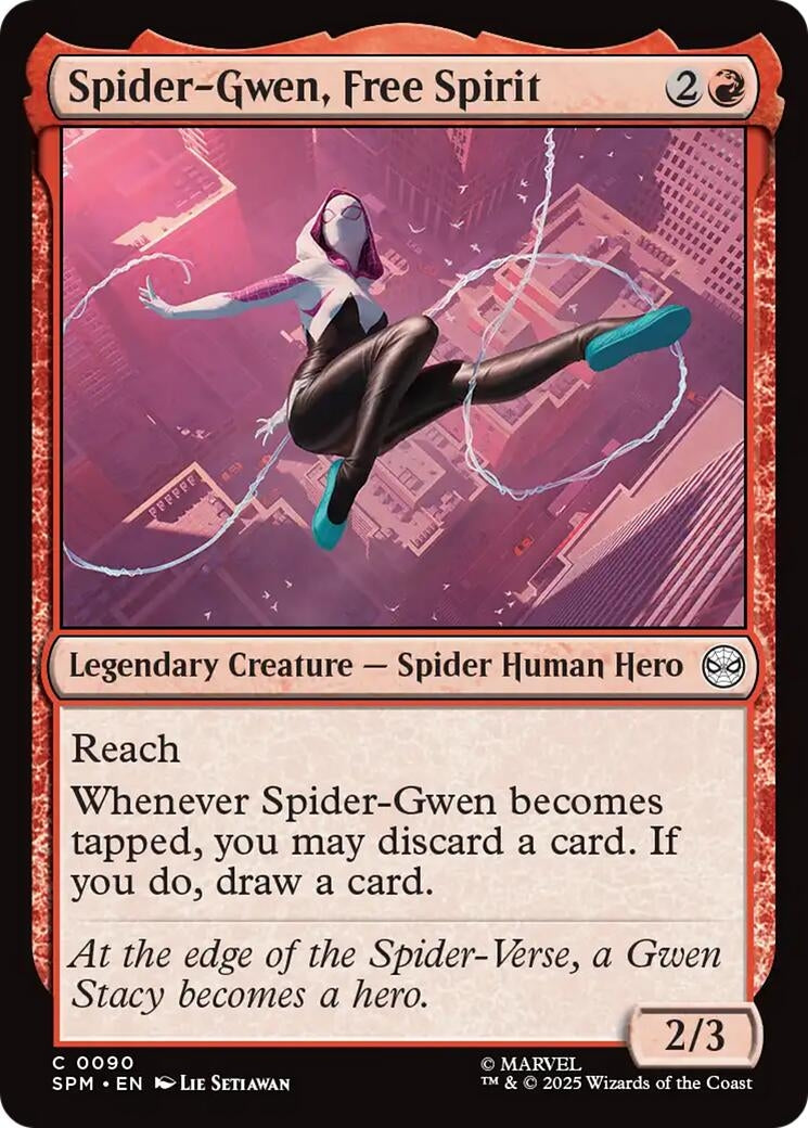 Spider-Gwen, Free Spirit (90) (Marvel's Spider-Man) (Foil)