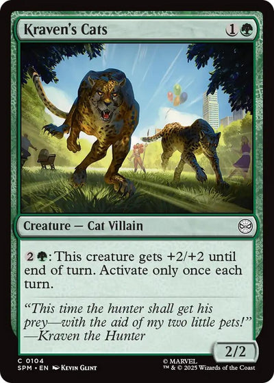 Kraven's Cats (104) (Marvel's Spider-Man)