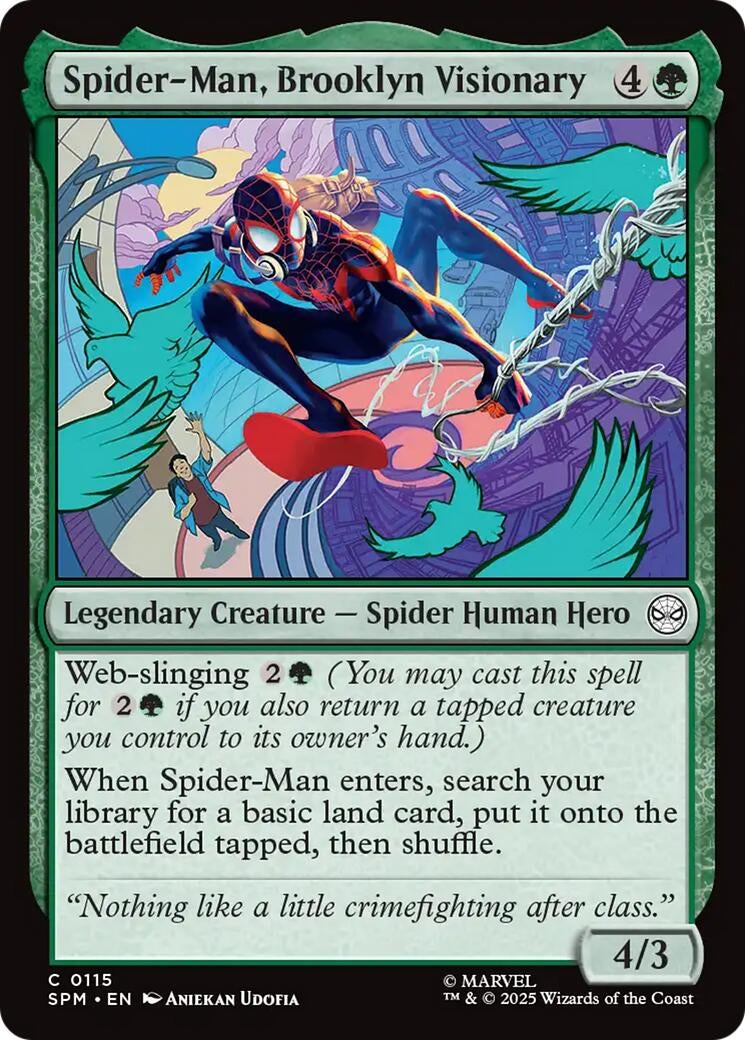 Spider-Man, Brooklyn Visionary (115) (Marvel's Spider-Man)