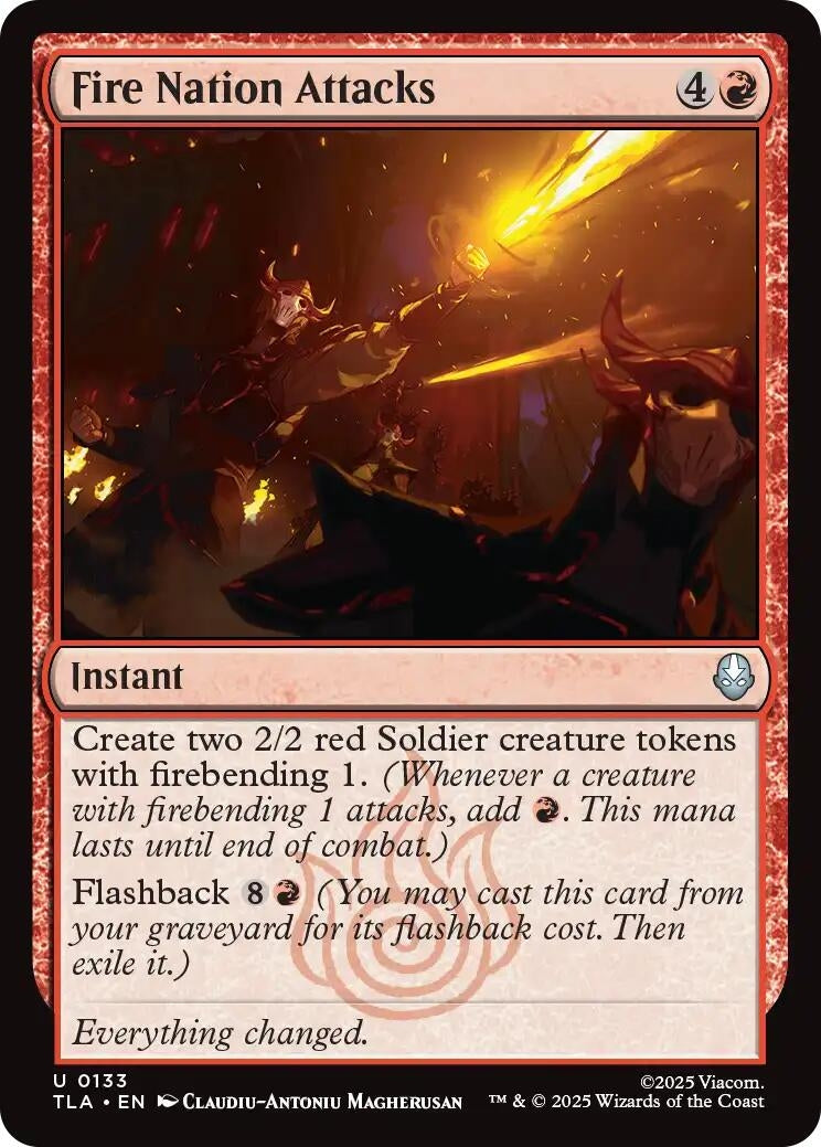 Fire Nation Attacks (133) (Avatar: The Last Airbender) (Foil)
