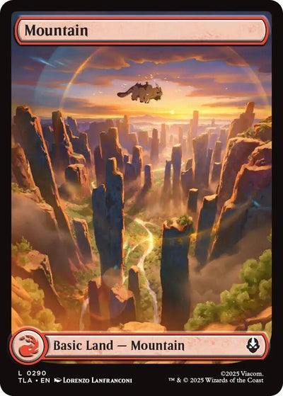 Mountain (0290) (290) (Avatar: The Last Airbender) (Foil)