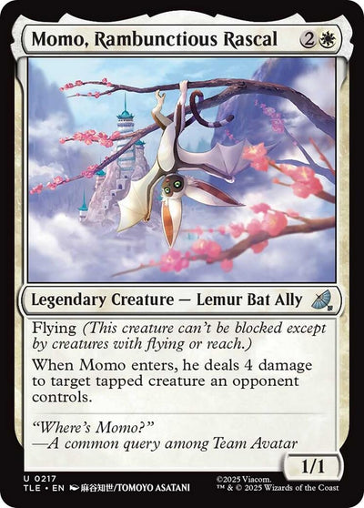 Momo, Rambunctious Rascal (0217) (217) (Avatar: The Last Airbender: Eternal-Legal) (Foil)