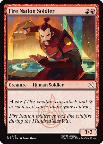 Fire Nation Soldier (0238) (238) (Avatar: The Last Airbender: Eternal-Legal) (Foil)