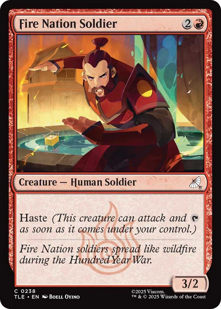 Fire Nation Soldier (0238) (238) (Avatar: The Last Airbender: Eternal-Legal) (Foil)
