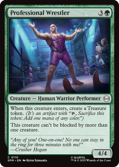 Professional Wrestler (110) (Marvel's Spider-Man) (Foil)