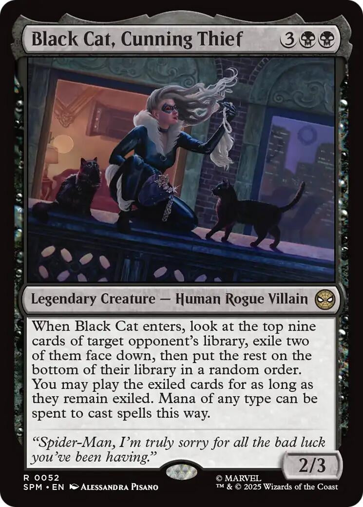Black Cat, Cunning Thief (52) (Marvel's Spider-Man) (Foil)