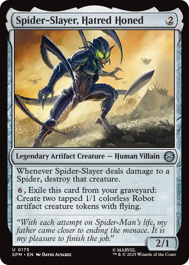 Spider-Slayer, Hatred Honed (175) (Marvel's Spider-Man) (Foil)