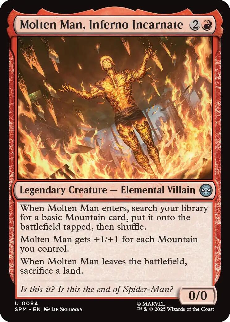 Molten Man, Inferno Incarnate (84) (Marvel's Spider-Man)