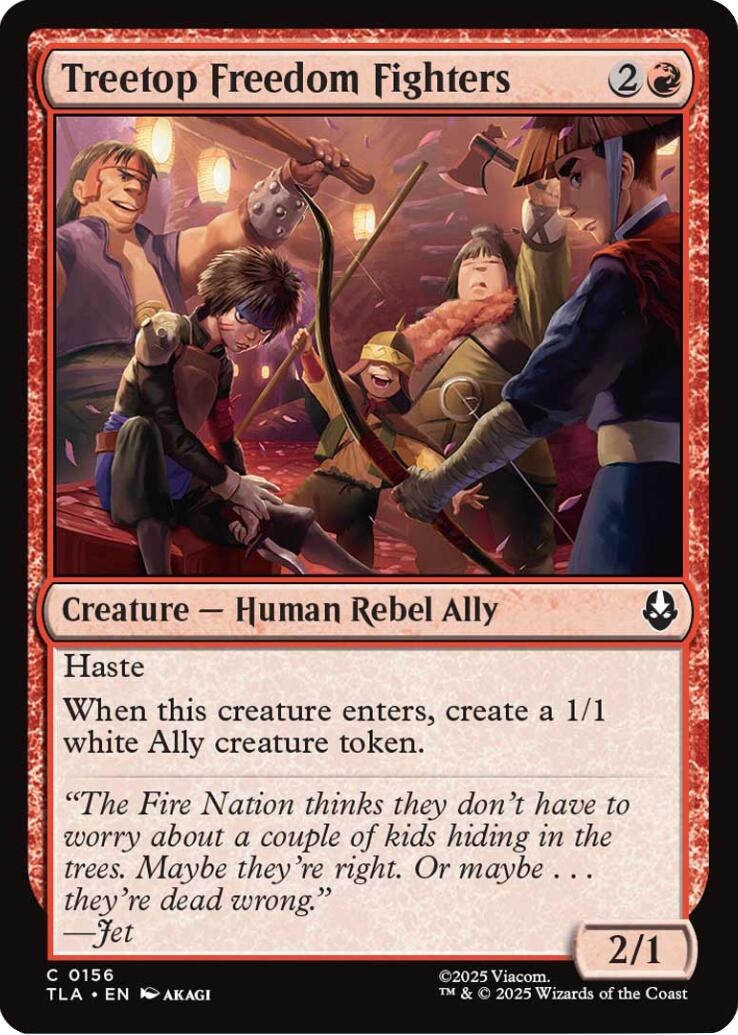 Treetop Freedom Fighters (156) (Avatar: The Last Airbender)