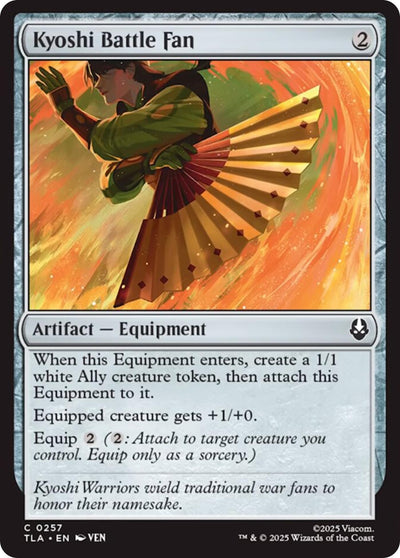 Kyoshi Battle Fan (257) (Avatar: The Last Airbender) (Foil)