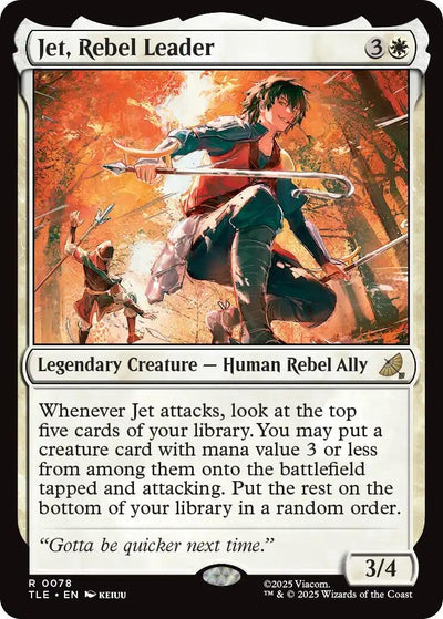 Jet, Rebel Leader (78) (Avatar: The Last Airbender: Eternal-Legal) (Foil)