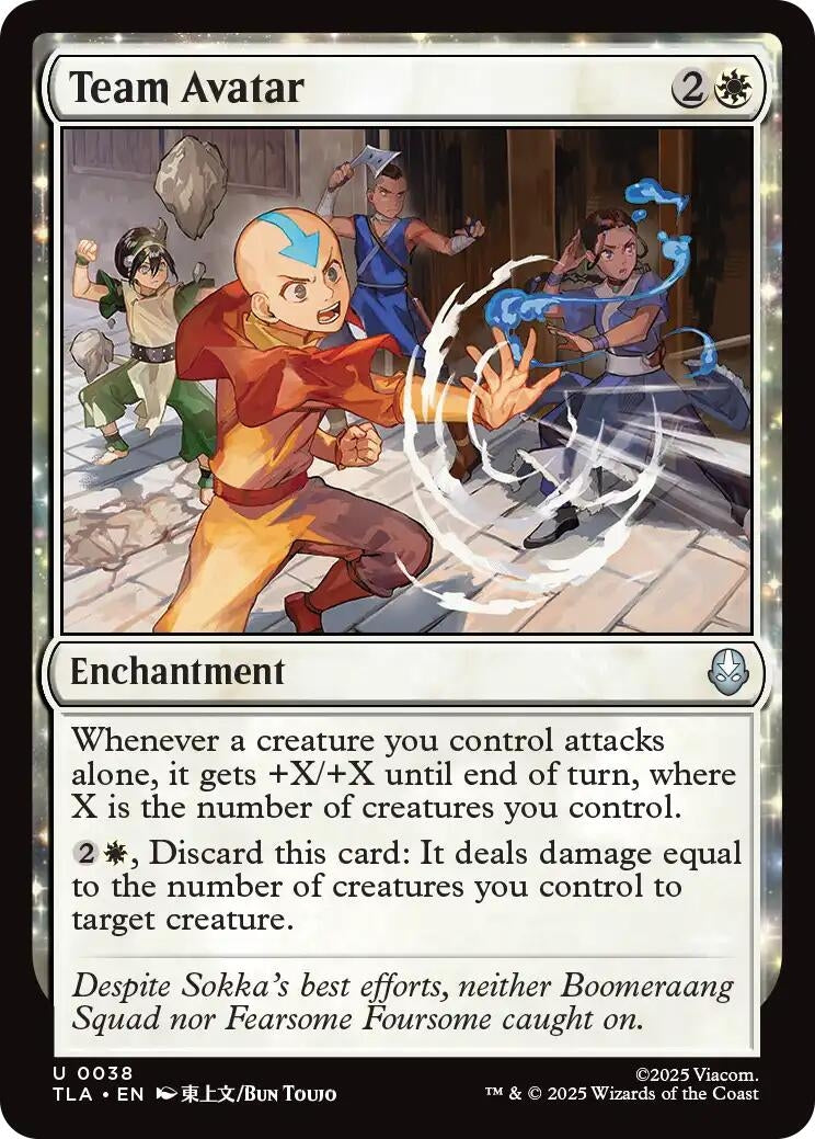 Team Avatar (38) (Avatar: The Last Airbender) (Foil)