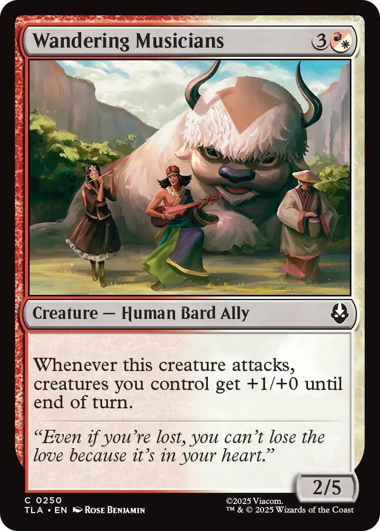 Wandering Musicians (250) (Avatar: The Last Airbender) (Foil)