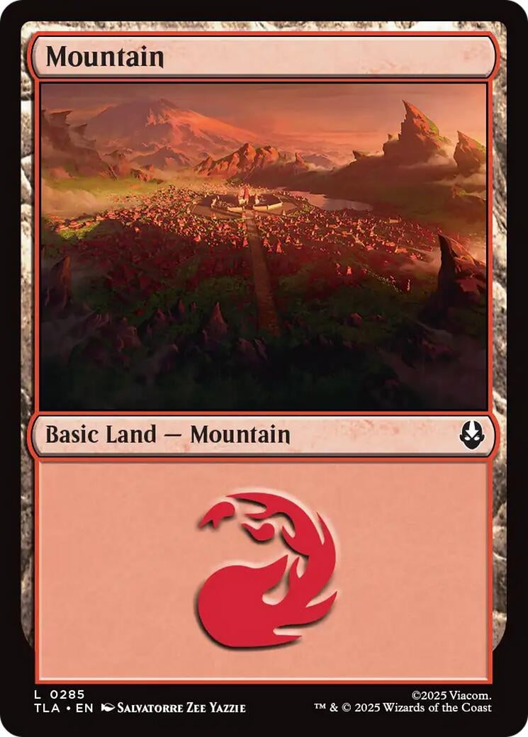 Mountain (0285) (285) (Avatar: The Last Airbender) (Foil)