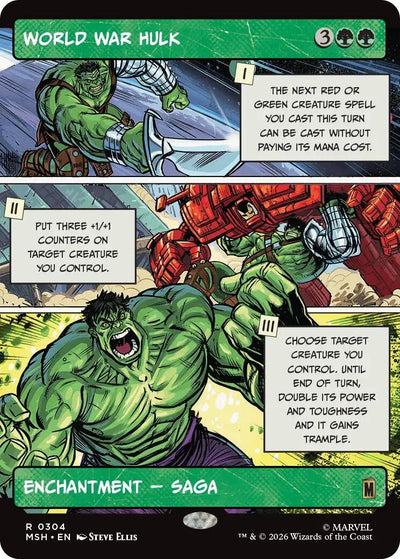 World War Hulk (Borderless) (304) (Marvel Super Heroes)