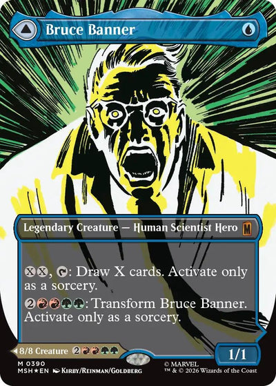 Bruce Banner (Borderless) (0390) (390) (Marvel Super Heroes) (Foil)