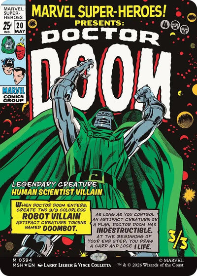 Doctor Doom (Borderless) (0394) (394) (Marvel Super Heroes) (Foil)
