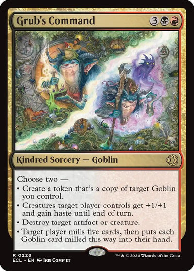Grub's Command (228) (Lorwyn Eclipsed) (Foil)