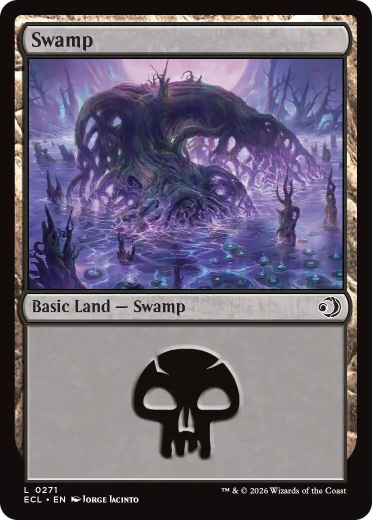 Image for Swamp (0271) (271) (Lorwyn Eclipsed) (Foil) - Magic: The Gathering