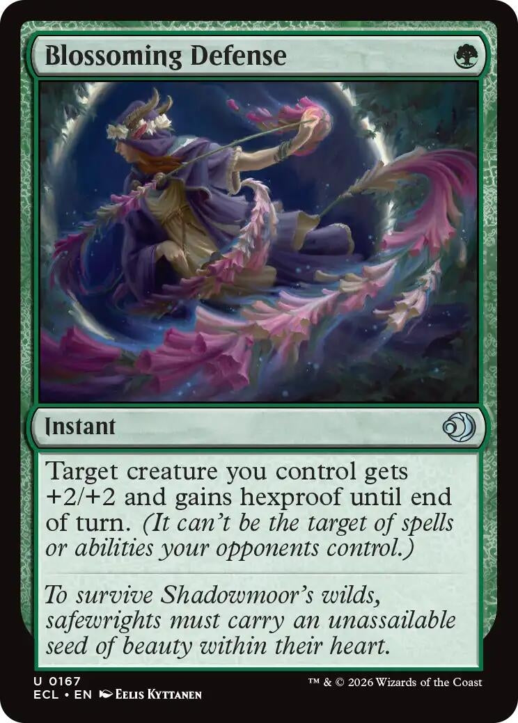 Image for Blossoming Defense (167) (Lorwyn Eclipsed) - Magic: The Gathering