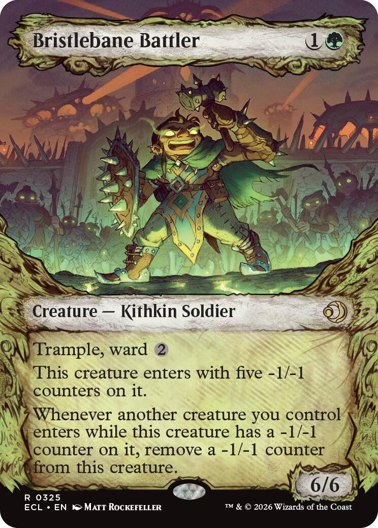 Image for Bristlebane Battler (Showcase) (325) (Lorwyn Eclipsed) - Magic: The Gathering