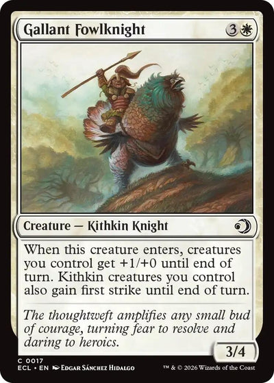 Gallant Fowlknight (17) (Lorwyn Eclipsed)