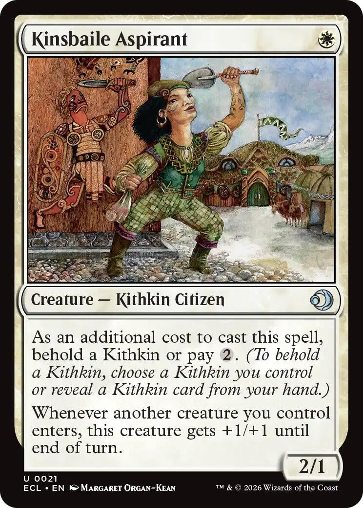 Image for Kinsbaile Aspirant (21) (Lorwyn Eclipsed) (Foil) - Magic: The Gathering