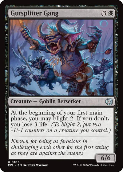 Gutsplitter Gang (106) (Lorwyn Eclipsed) (Foil)