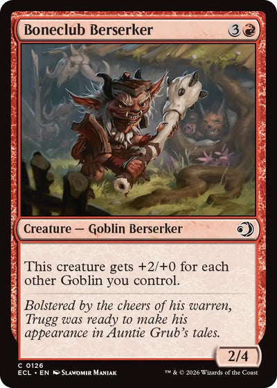 Boneclub Berserker (126) (Lorwyn Eclipsed) (Foil)