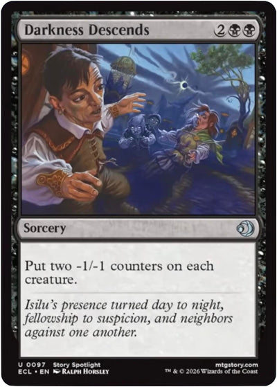 Darkness Descends (97) (Lorwyn Eclipsed)