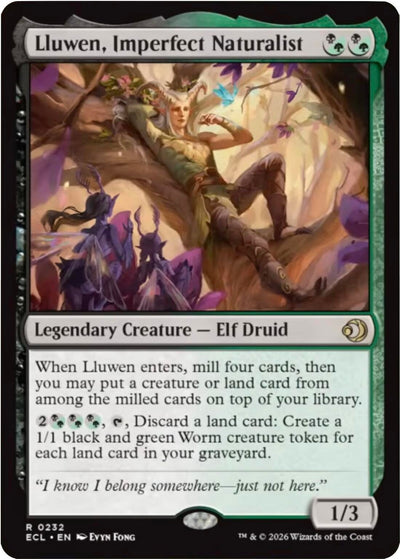 Lluwen, Imperfect Naturalist (232) (Lorwyn Eclipsed)