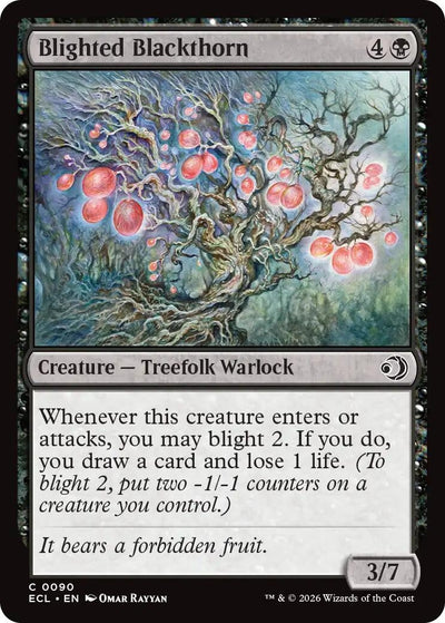 Blighted Blackthorn (90) (Lorwyn Eclipsed)