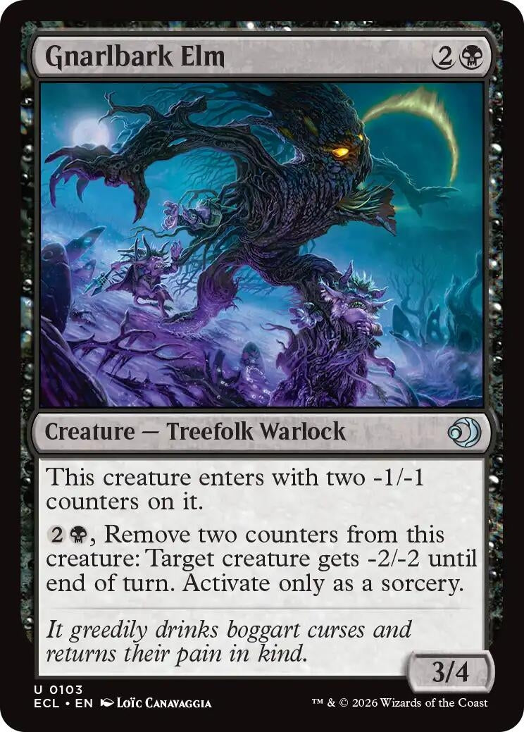 Image for Gnarlbark Elm (103) (Lorwyn Eclipsed) - Magic: The Gathering