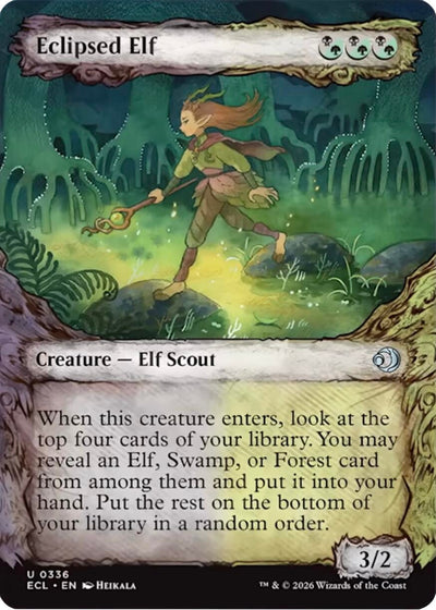 Eclipsed Elf (Showcase) (336) (Lorwyn Eclipsed)