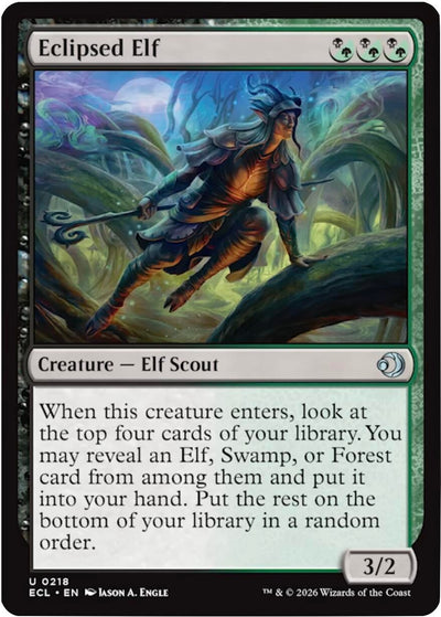 Eclipsed Elf (218) (Lorwyn Eclipsed)
