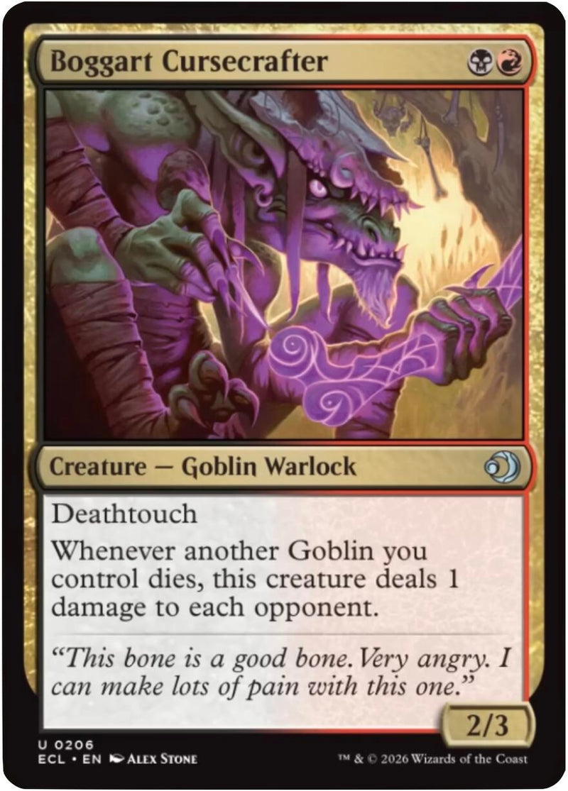 Image for Boggart Cursecrafter (206) (Lorwyn Eclipsed) (Foil) - Magic: The Gathering