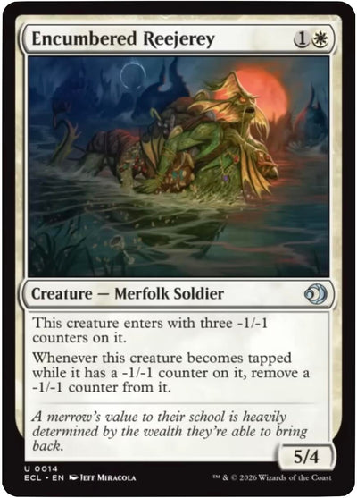 Encumbered Reejerey (14) (Lorwyn Eclipsed) (Foil)