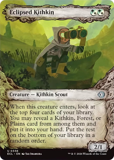 Eclipsed Kithkin (Showcase) (338) (Lorwyn Eclipsed) (Foil)